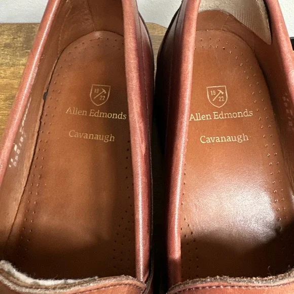 Allen Edmonds CavanaughMen's Leather Penny Loafers Size 11 Dress Shoes